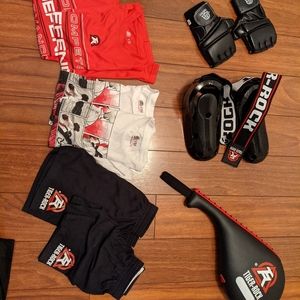 Tiger Rock uniforms and sparring gear, youth small